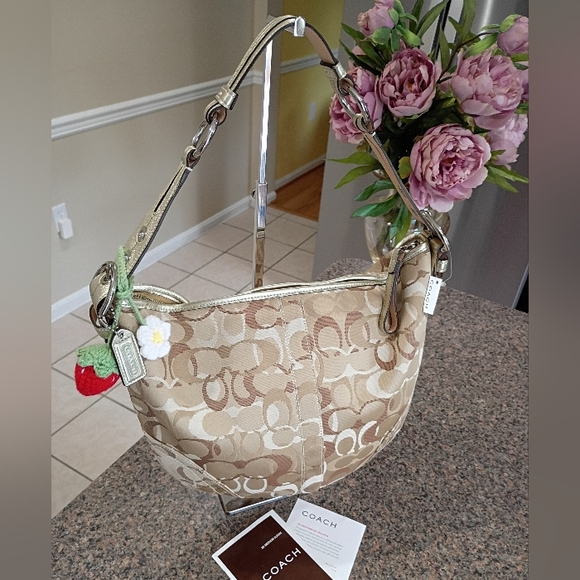 NWT Coach Soho Optic Signature Vintage Shoulder Bag - Picture 3 of 17